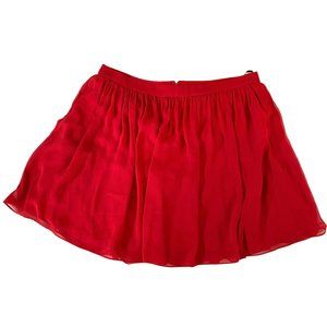 Bright Red B Darlin mini swing skater skirt Size 13-14